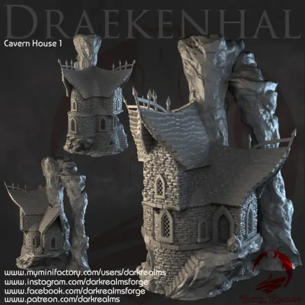 Dark Realms Draekenhal - Cavern House 1 - Image 5